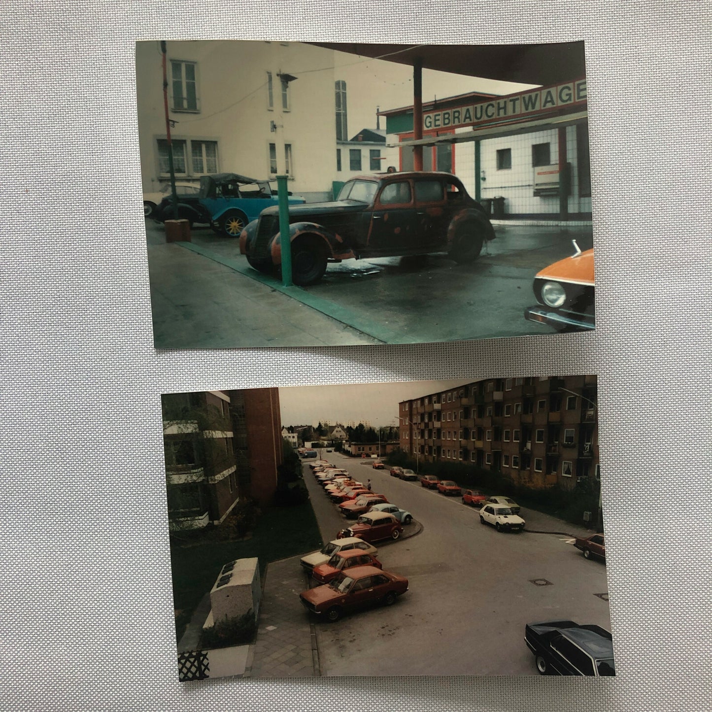 Vintage Car Photo Photograph Lot of 13 - Antique Mercedes Benz in Germany Etc 