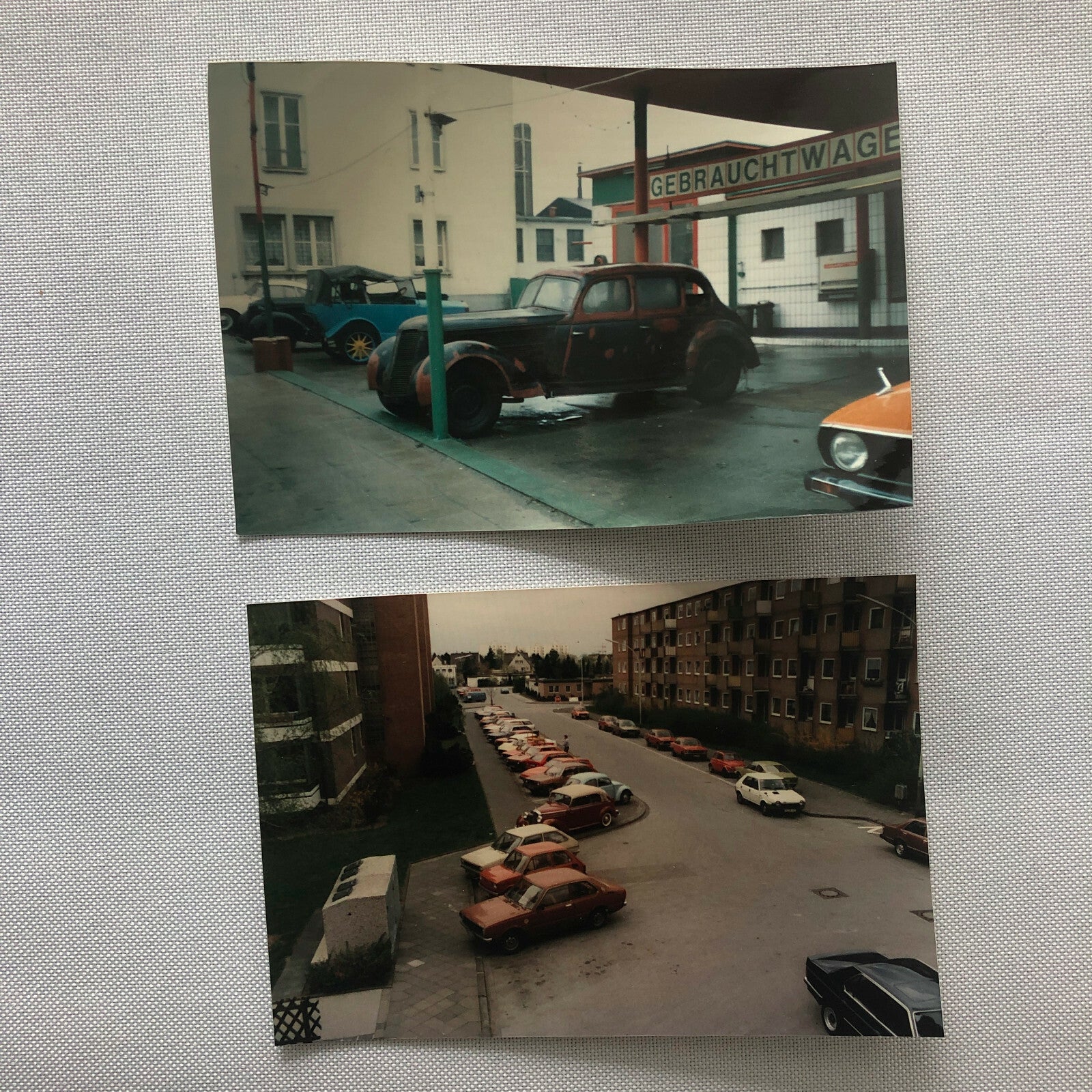 Vintage Car Photo Photograph Lot of 13 - Antique Mercedes Benz in Germany Etc 
