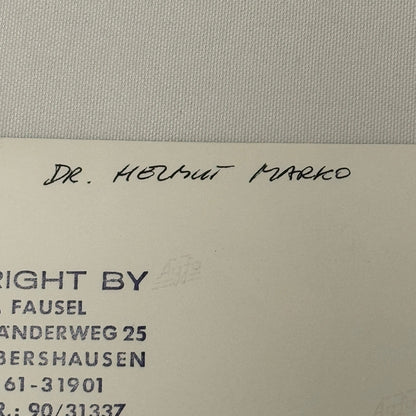 Vintage Racing Photo 1972 Monaco Grand Prix Dr Helmut Marko Photograph