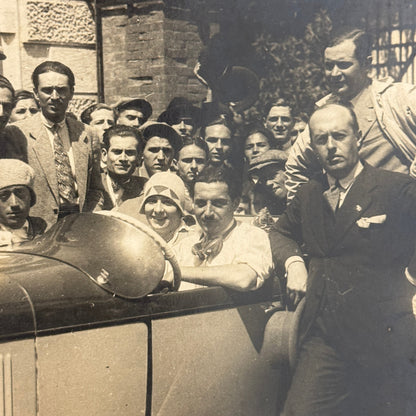 Antique Chrysler Car Automobile Photo Photograph Italian Photographer Stamp
