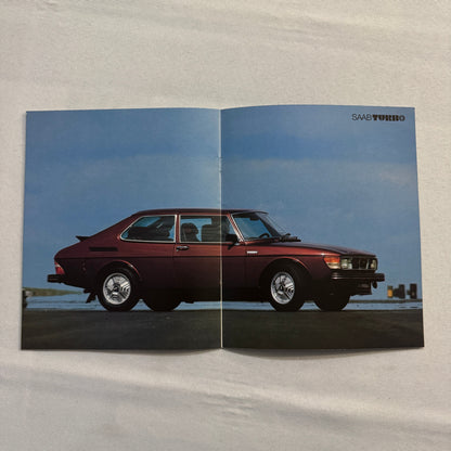 1978 Saab Turbo Car Sales Brochure Catalog Advertising Vintage