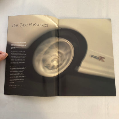 Honda Integra Type R Car Sales Brochure GERMAN Text European Market