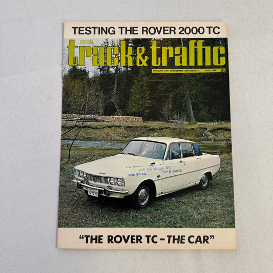 Rover 2000 TC Sales Brochure Catalog Track & Traffic Magazine Road Test