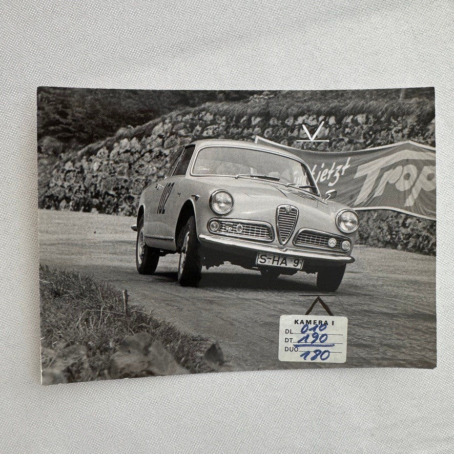 Vintage Alfa Romeo Racing Car Motorsport Photo Photograph Print