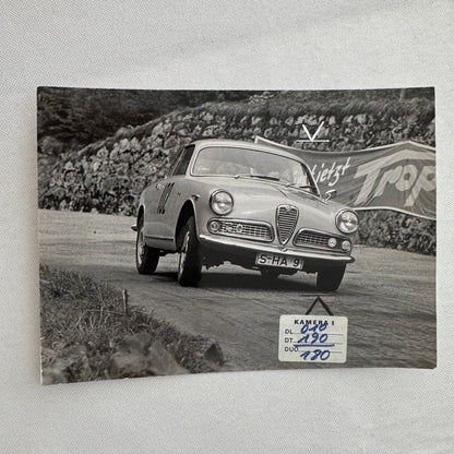 Vintage Alfa Romeo Racing Car Motorsport Photo Photograph Print