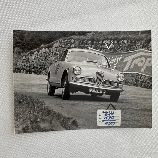 Vintage Alfa Romeo Racing Car Motorsport Photo Photograph Print
