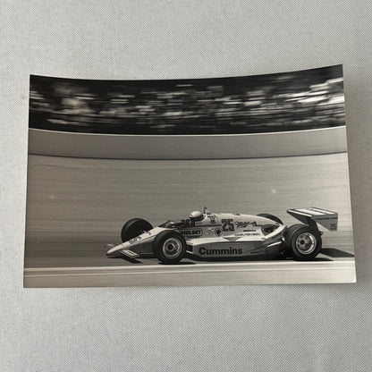 1987 Indy Racing Photo Photograph Print Al Unser Sr March Cosworth Car
