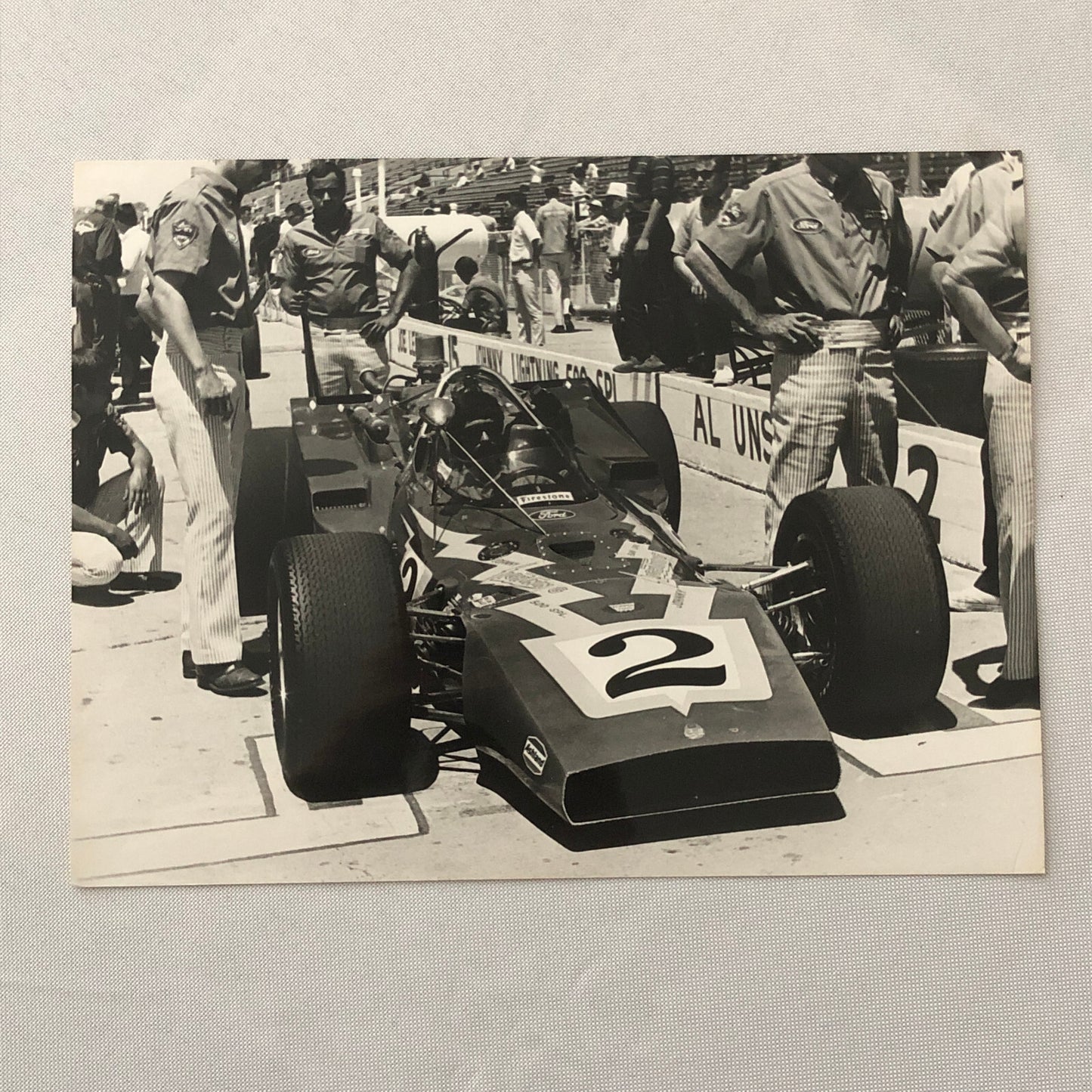 Indianapolis Indy 500 Racing Photo Photograph Al Unser 1970 Car Vintage