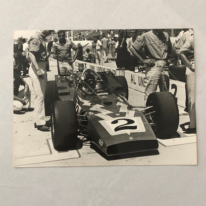 Indianapolis Indy 500 Racing Photo Photograph Al Unser 1970 Car Vintage