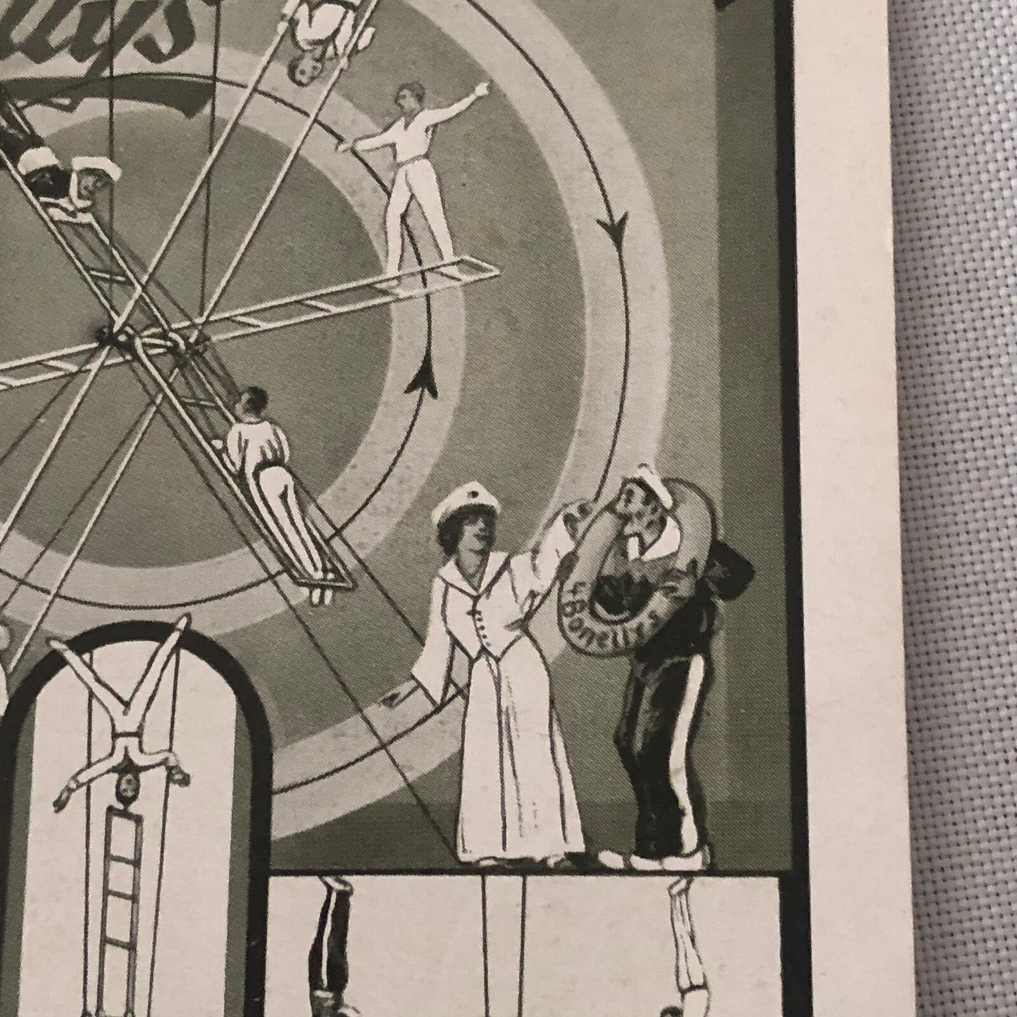 Circus Acrobat Act Postcard Post Card Vintage 4 Original Bonellys