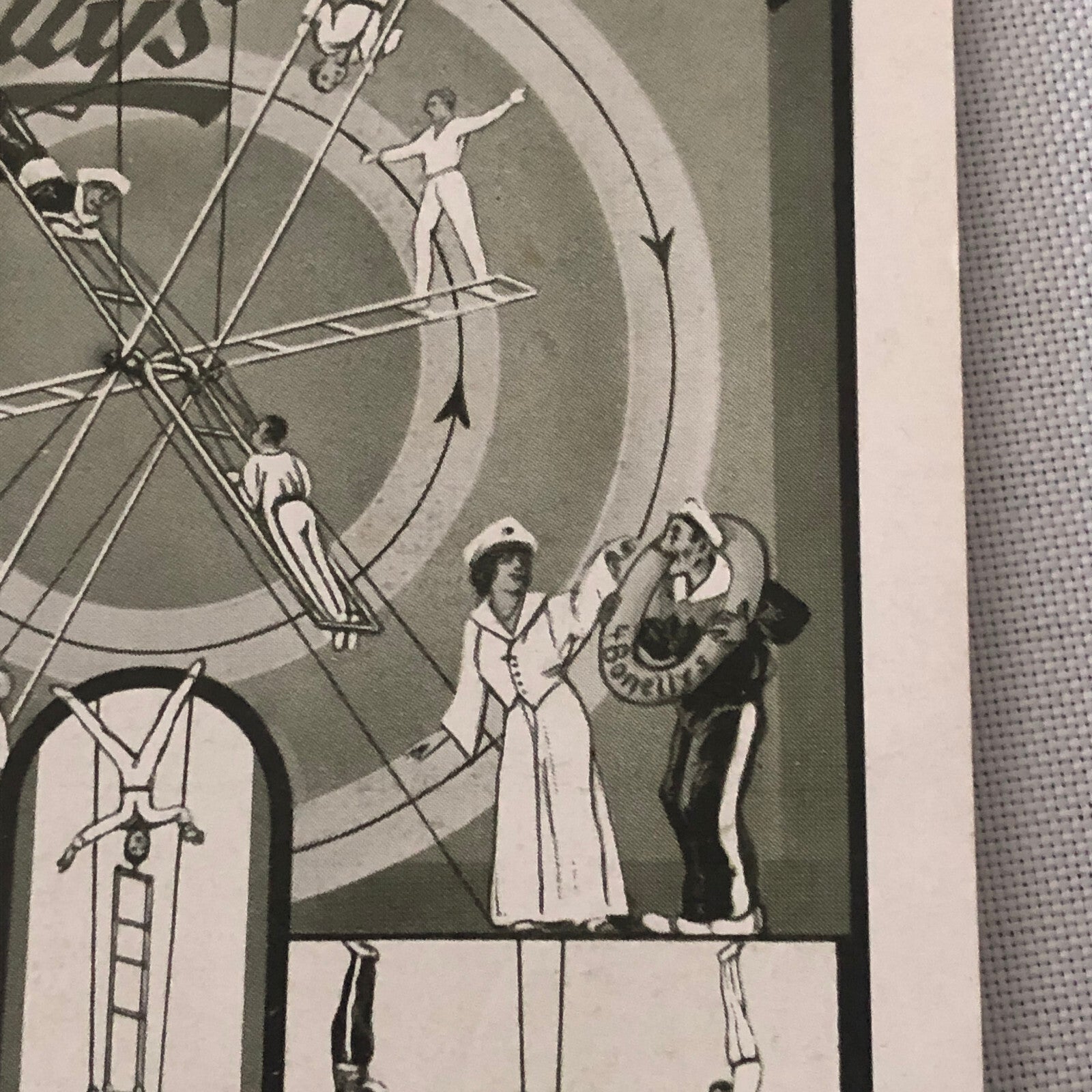 Circus Acrobat Act Postcard Post Card Vintage 4 Original Bonellys
