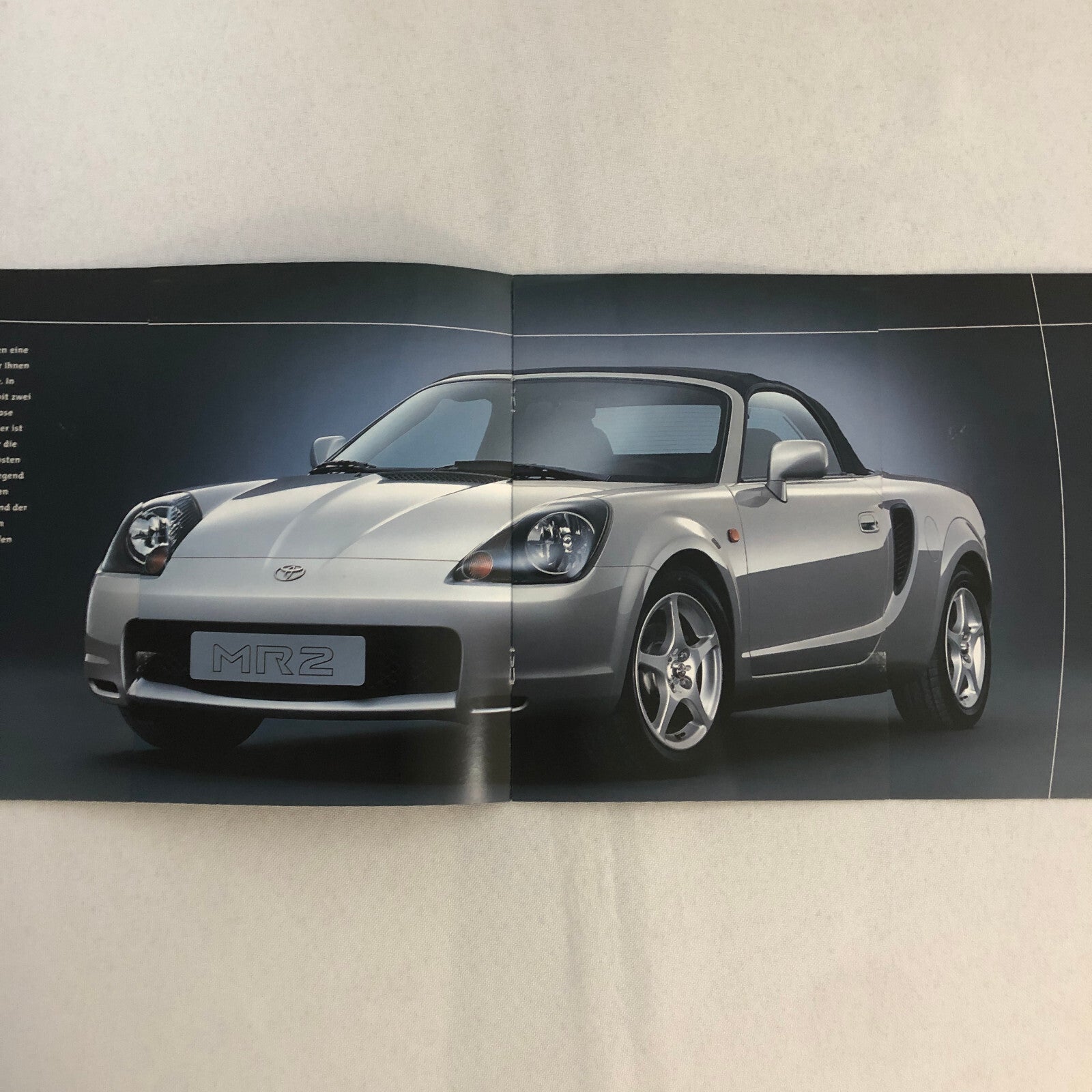 Toyota MR2 Roadster Car Sales Brochure Catalog Advertising GERMAN TEXT European