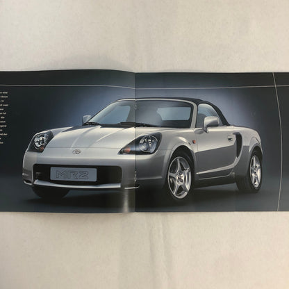 Toyota MR2 Roadster Car Sales Brochure Catalog Advertising GERMAN TEXT European