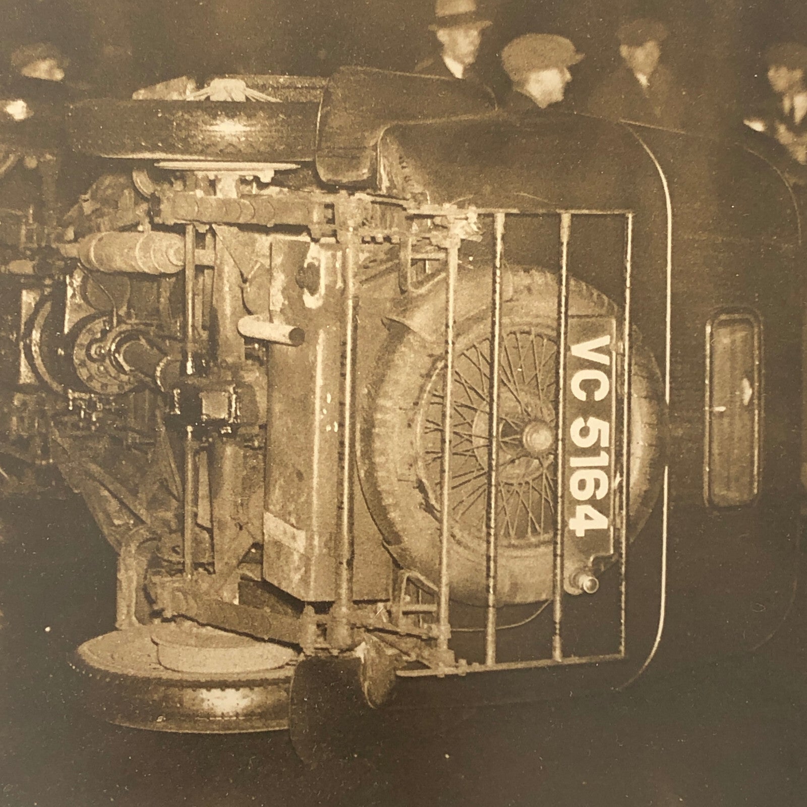 Press Photo Photograph Rioters Overturn Car Automobile 1932 London Keystone