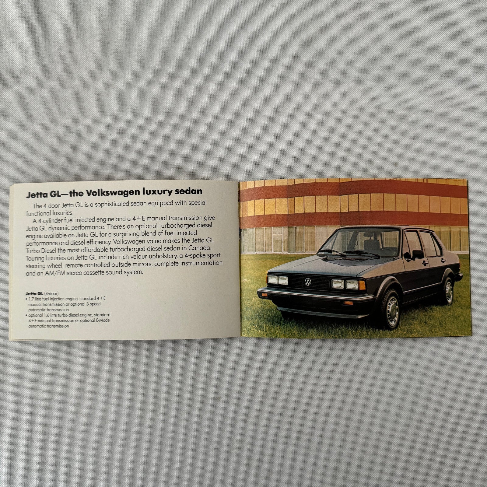 Volkswagen VW Car Sales Brochure Catalog Rabbit GTI Scirocco Vanagon Camper +