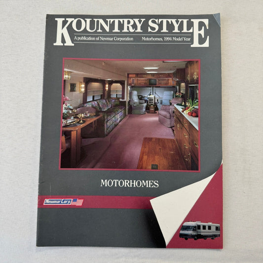 1994 Newmar Kountry Style RV Sales Brochure Catalog London Aire Mountain Aire +