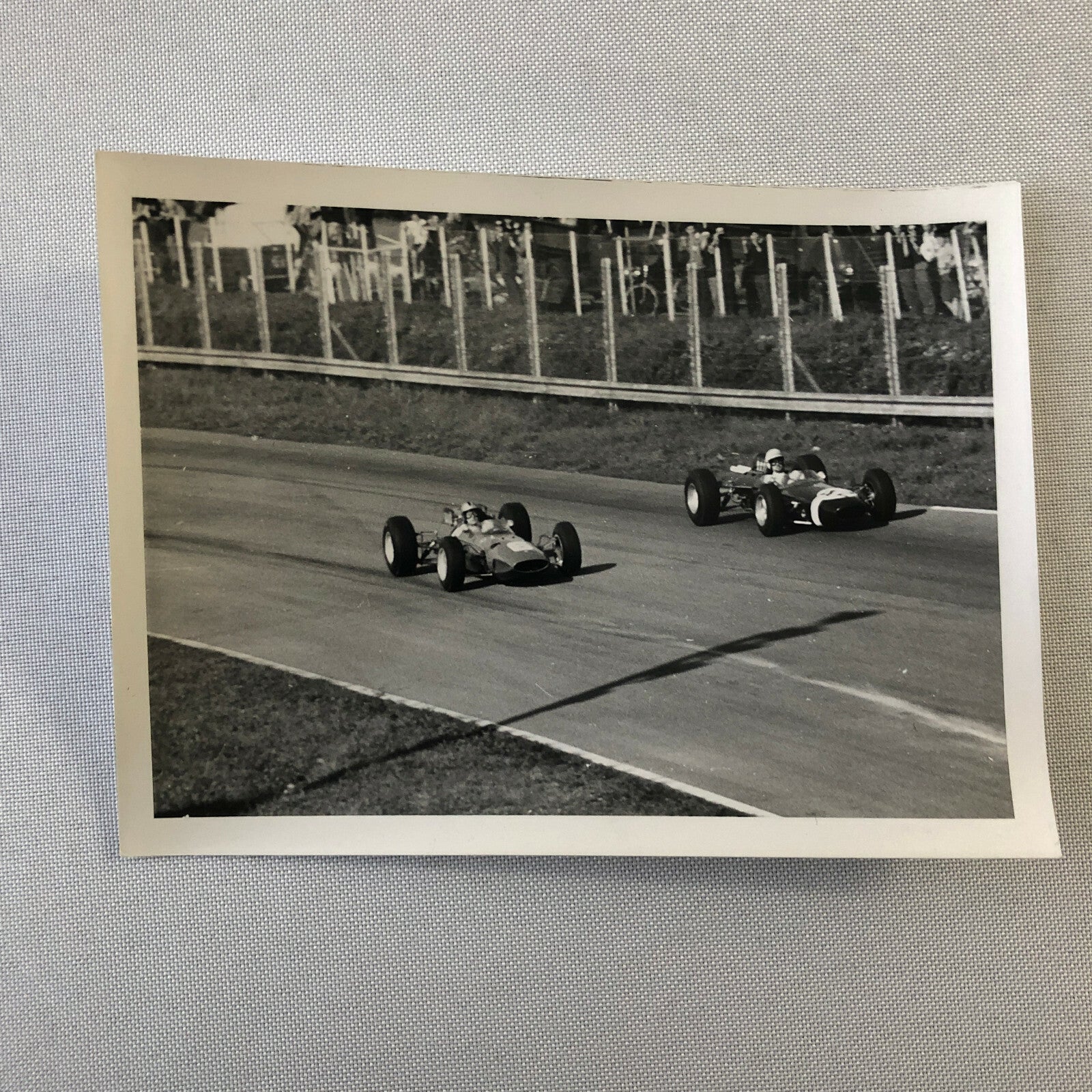 Vintage Grand Prix Car Racing Photo Photograph Print 
