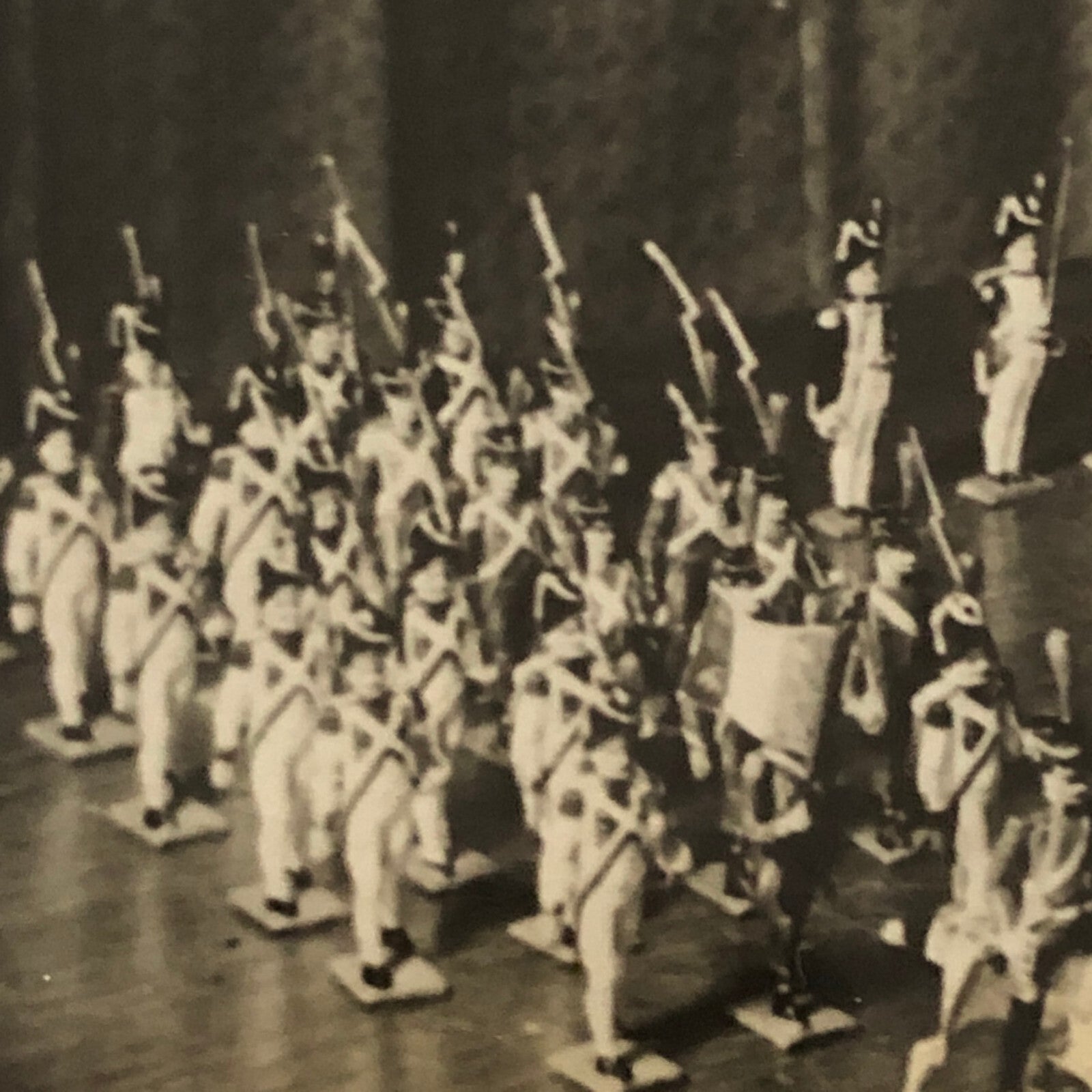 Press Photo Photograph Toy Soldiers Keystone Underwood Photo