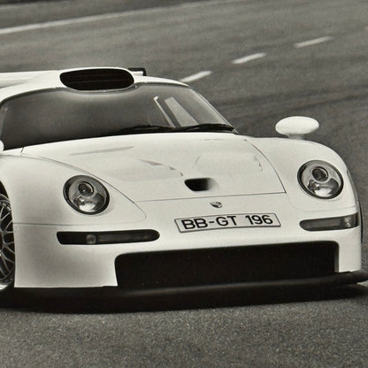 Porsche 911 GT1 Racing Car Photo Photograph Print Porsche 911 GT 1