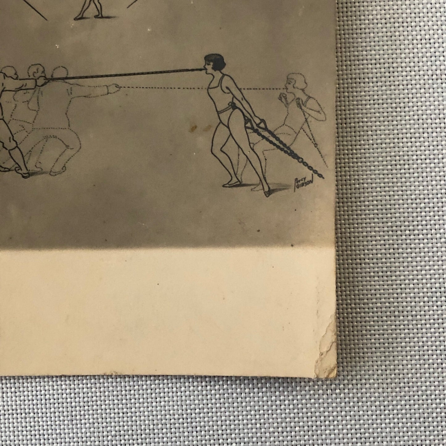 Circus Acrobat Act Postcard Post Card 3 Reading Sisters