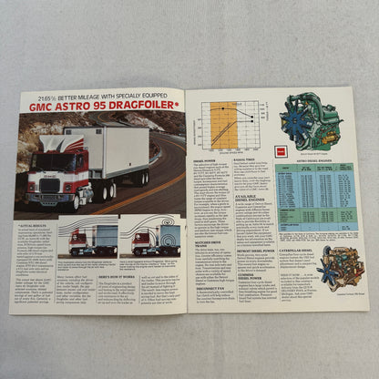 GMC Astro 95 Truck Sales Brochure Catalog Advertising Vintage