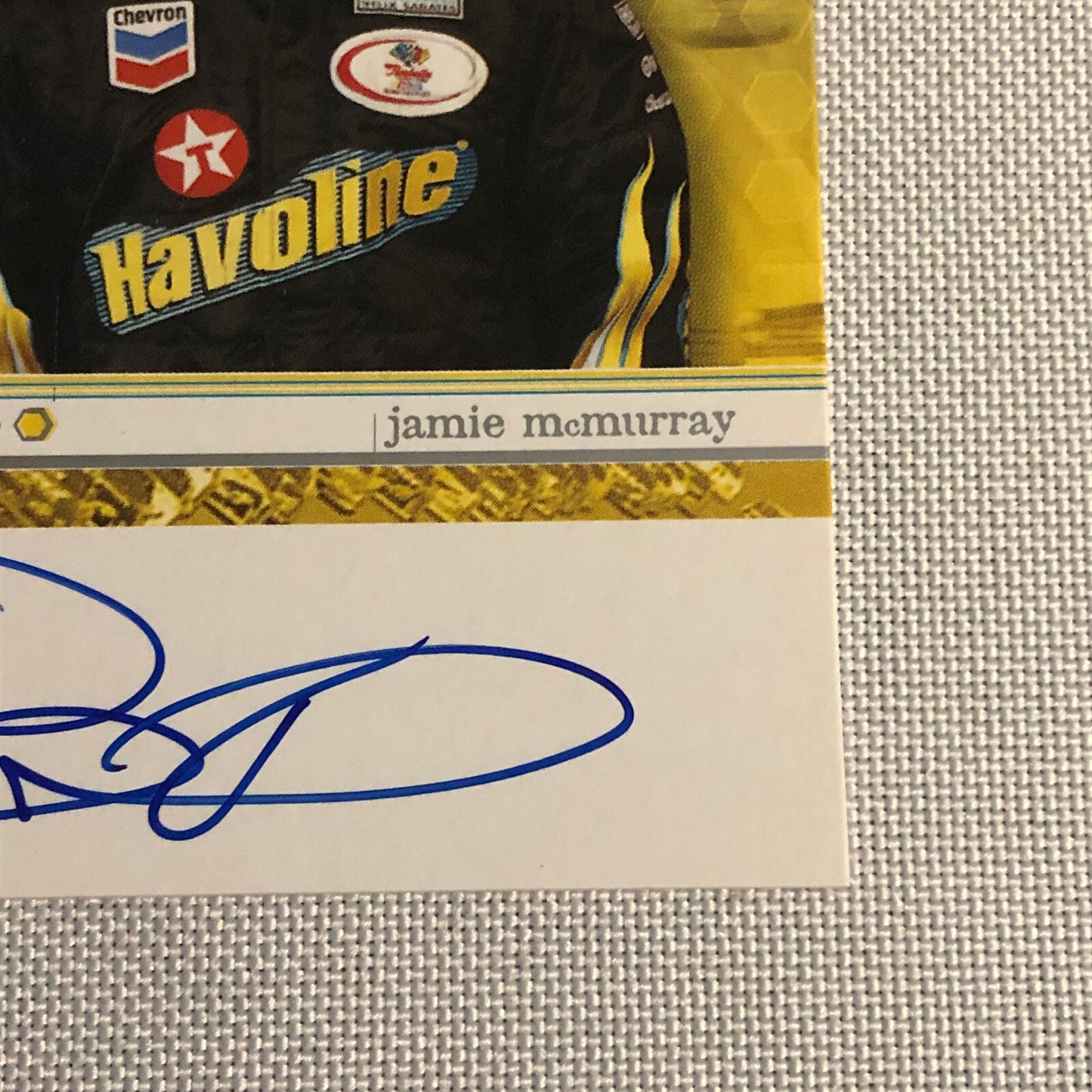 2003 2004 Wheels Authentic Autograph Jamie McMurray Auto Signed Card NASCAR