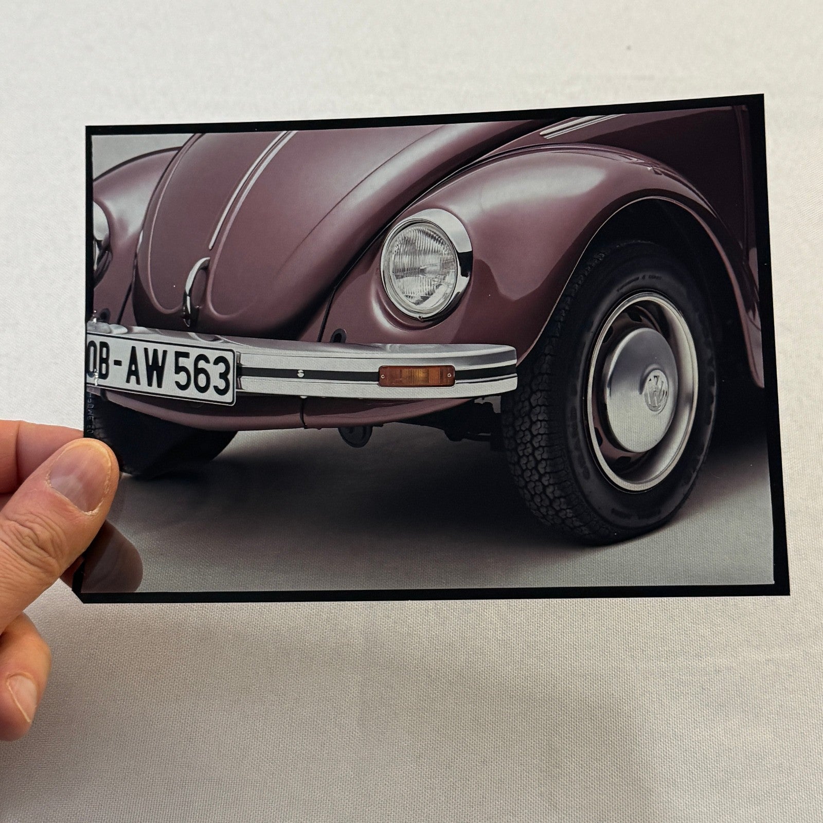 Vintage Volkswagen VW Beetle Bug Car Film Transparency Photo