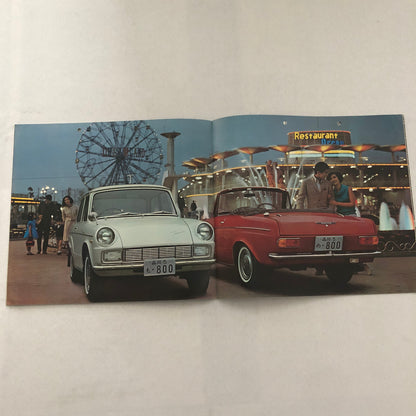 Vintage Toyota Publica 800 Car Sales Brochure Catalog Convertible Coupe
