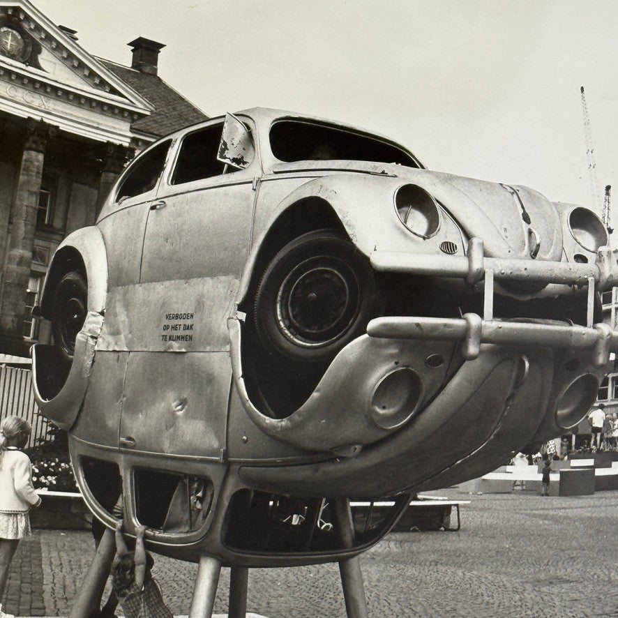 Vintage Volkswagen Beetle Car Art Sculpture Photo Photograph Print