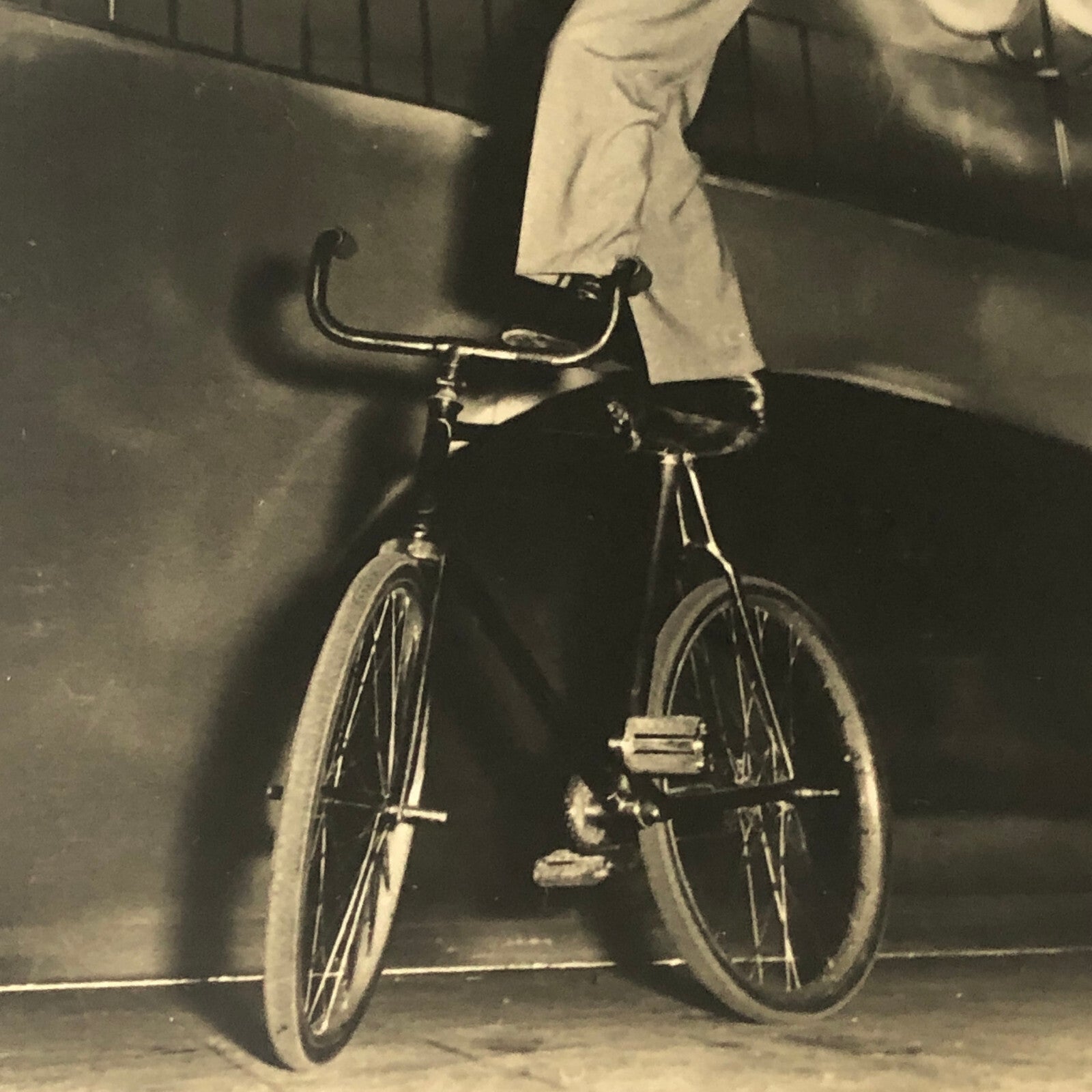 Circus Performer Vintage Photo Photograph Bicycle Balancing Act Berlin Germany
