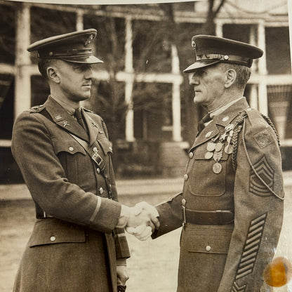Master Sergeant Joseph L Haley Spanish War Veteran Retirement Press Photo 1933