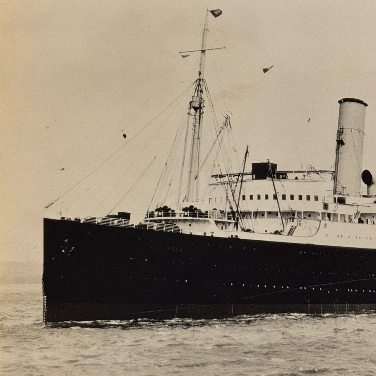 Vintage Ship Boat Photo Photograph Print SS Montrose Ship Canadian Pacific