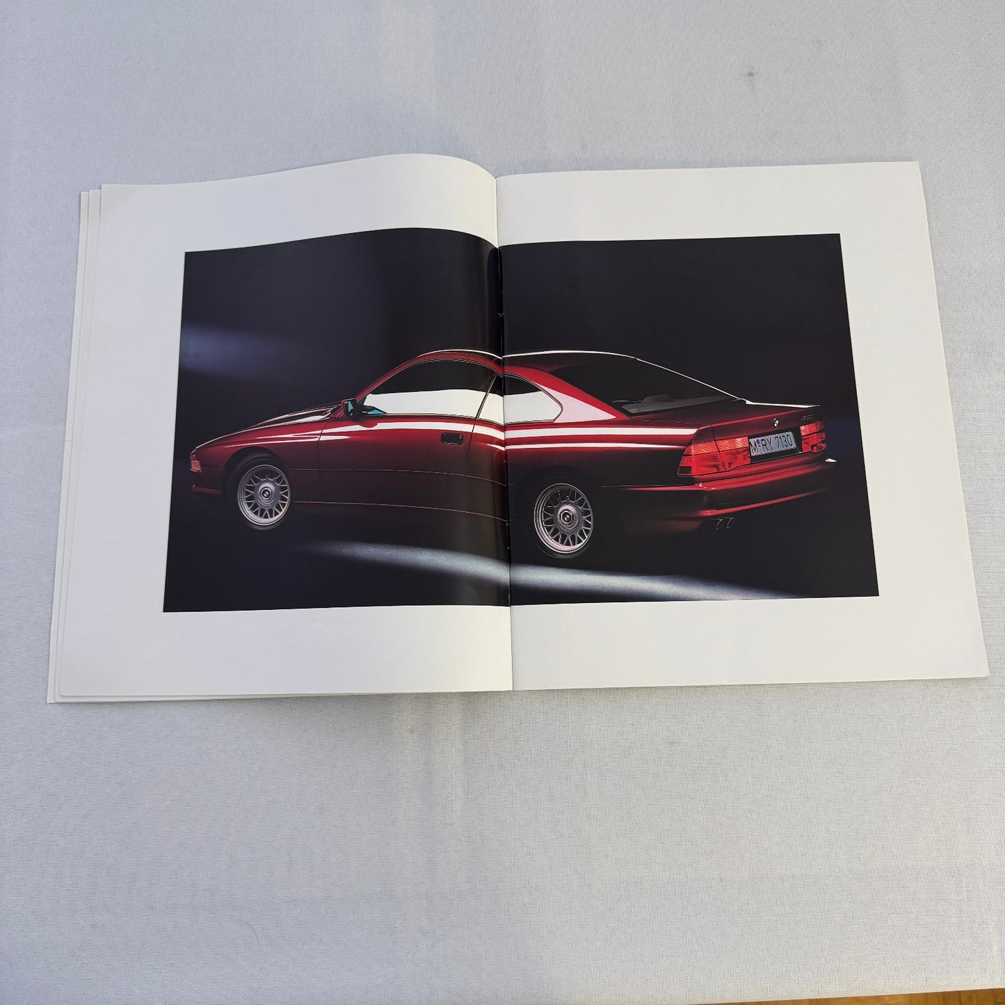 1990 BMW 850i Brochure Catalog BMW 8 Series BMW 850 Colour & Upholstery Lot 2x