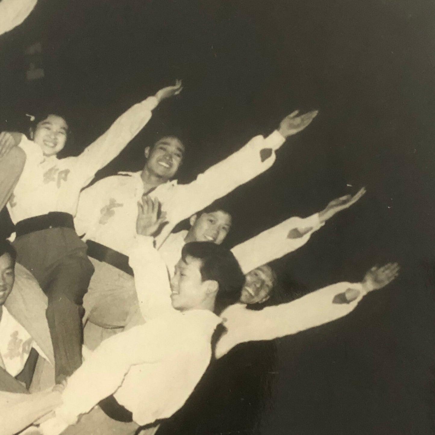 Circus Acrobat Bicycle Balancing Act Asian Photograph Keystone Photo Vintage