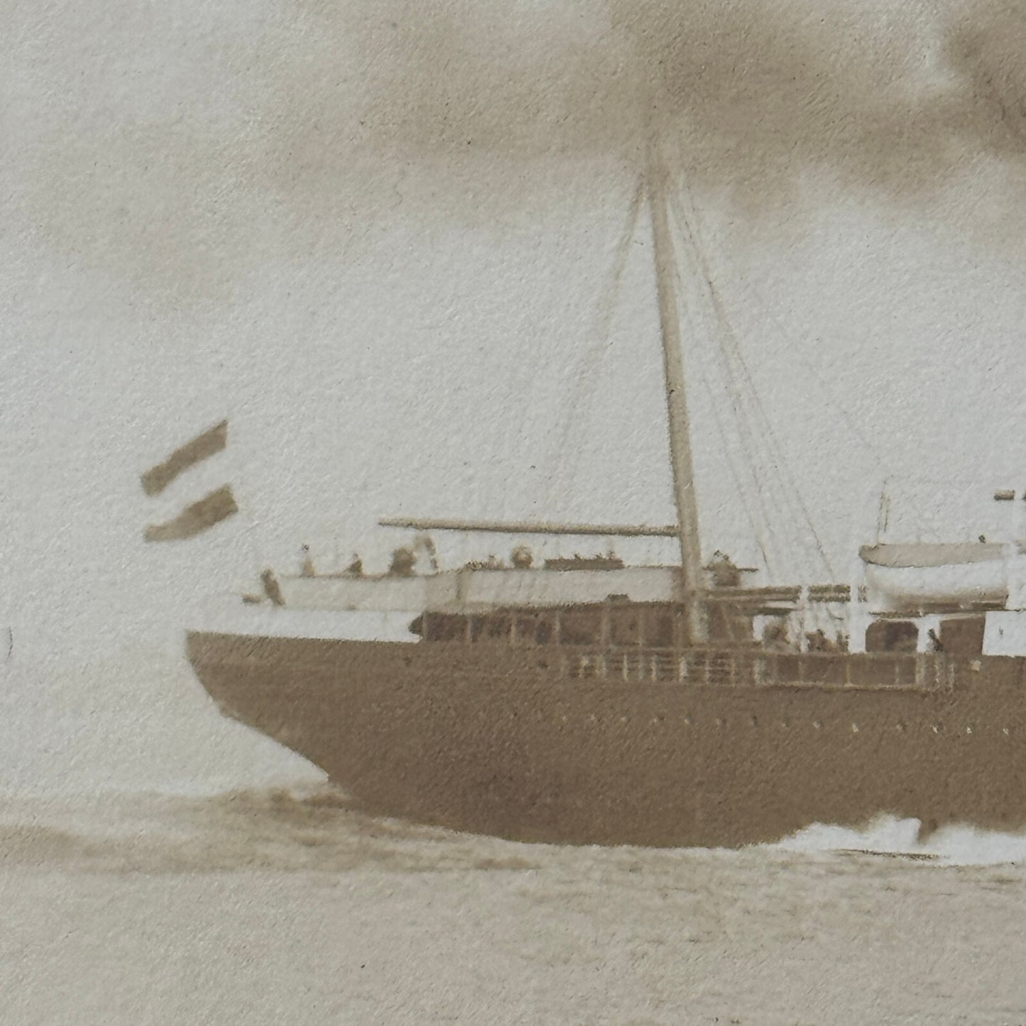 Vintage Ship Boat Photo Photograph Print Unidentified