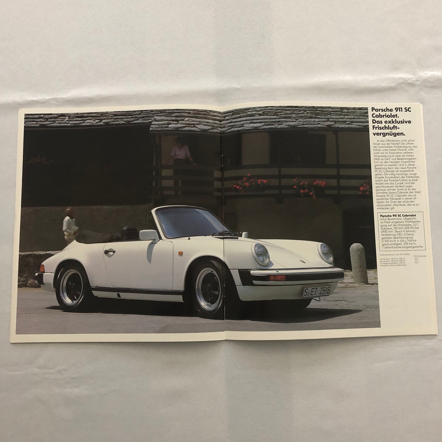 Porsche Sales Brochure Catalog 924 944 911 SC 911SC 911 Turbo 928S 928 S GERMAN