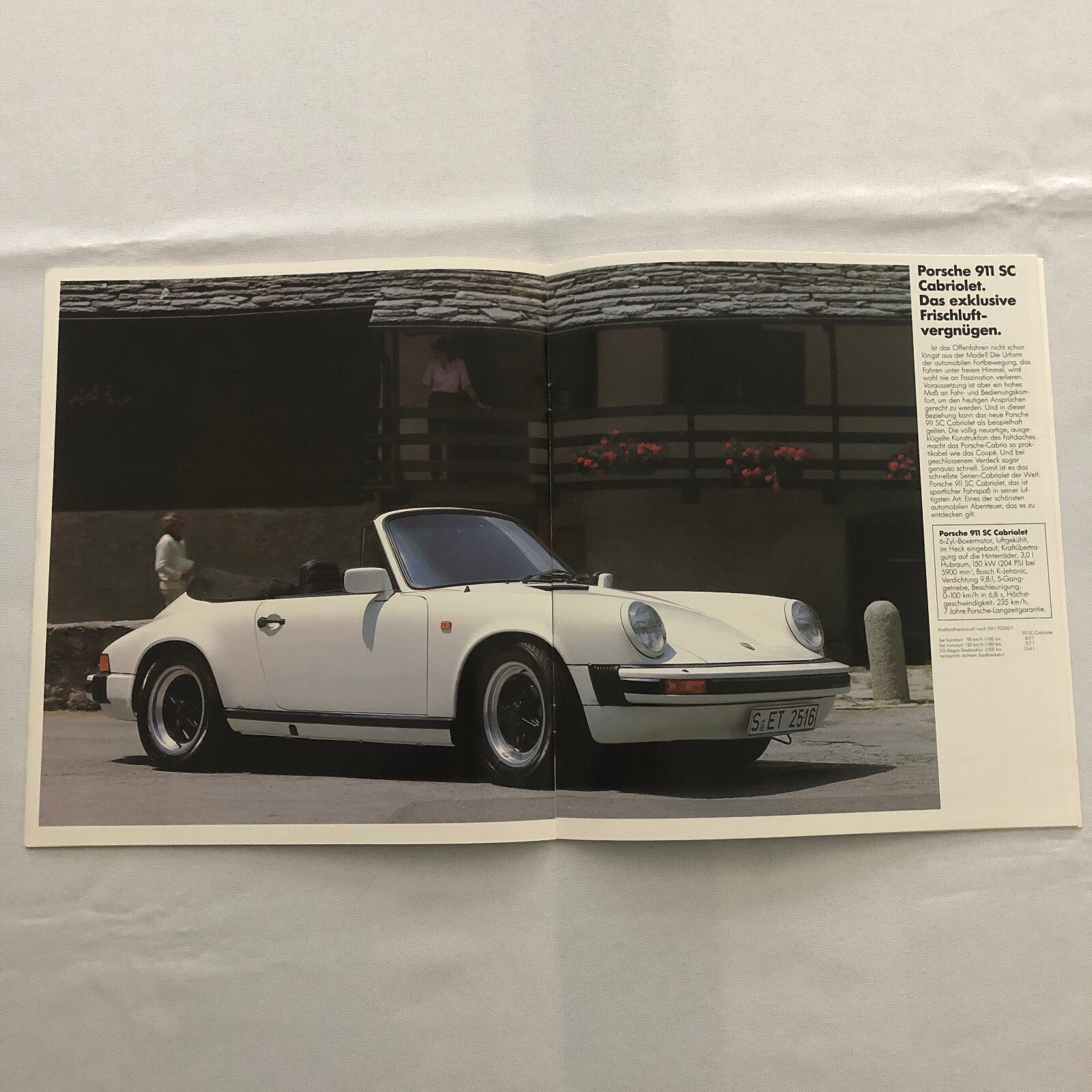 Porsche Sales Brochure Catalog 924 944 911 SC 911SC 911 Turbo 928S 928 S GERMAN