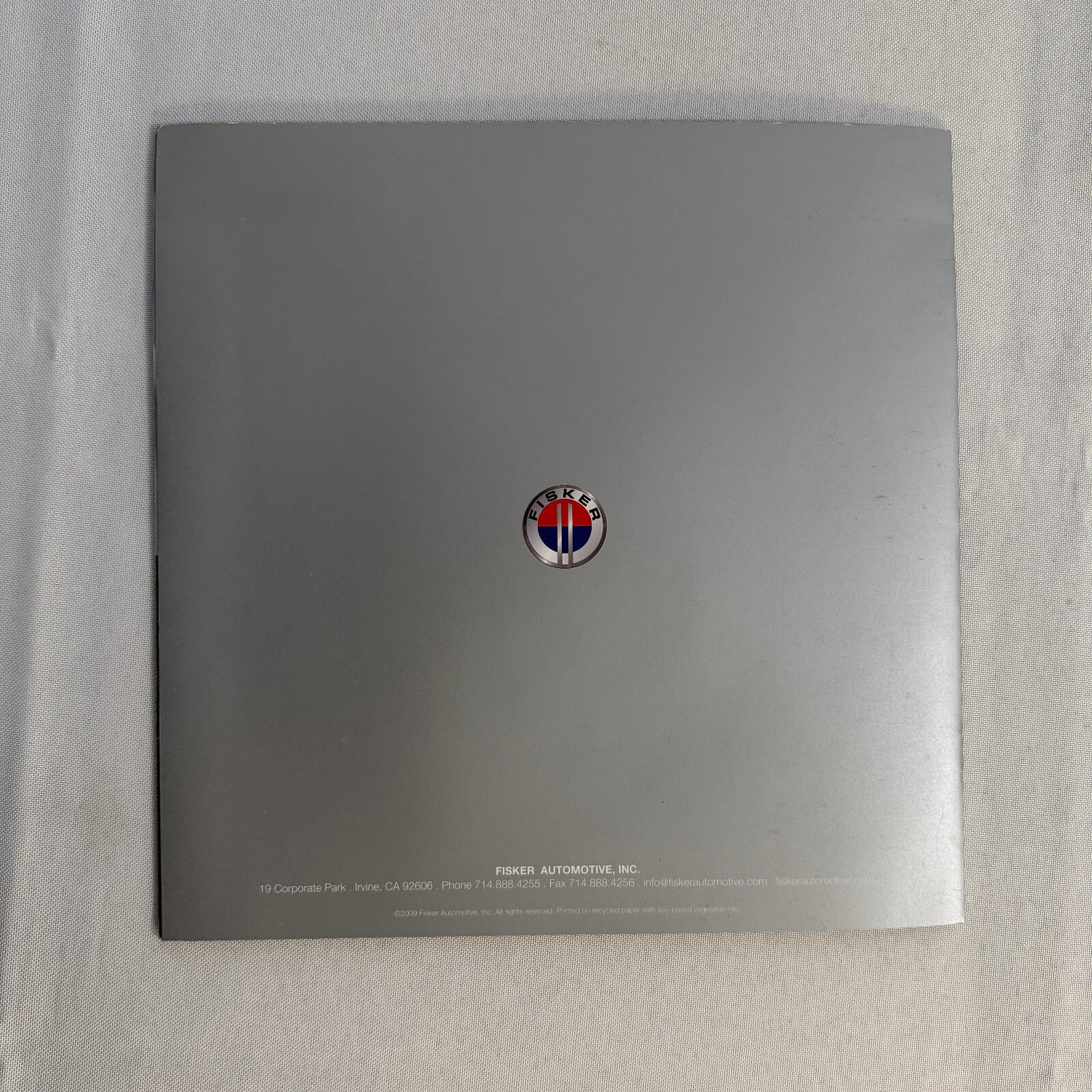 2009 Fisker Karma Car Sales Brochure Catalog Advertising