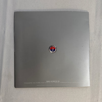 2009 Fisker Karma Car Sales Brochure Catalog Advertising