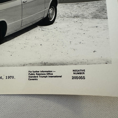 Triumph Toledo Coupe Car Factory Press Photo Photograph Print 1971