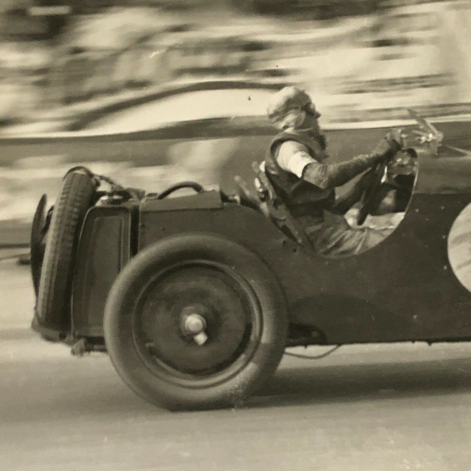 Vintage Racing Car Photo Photograph Print 