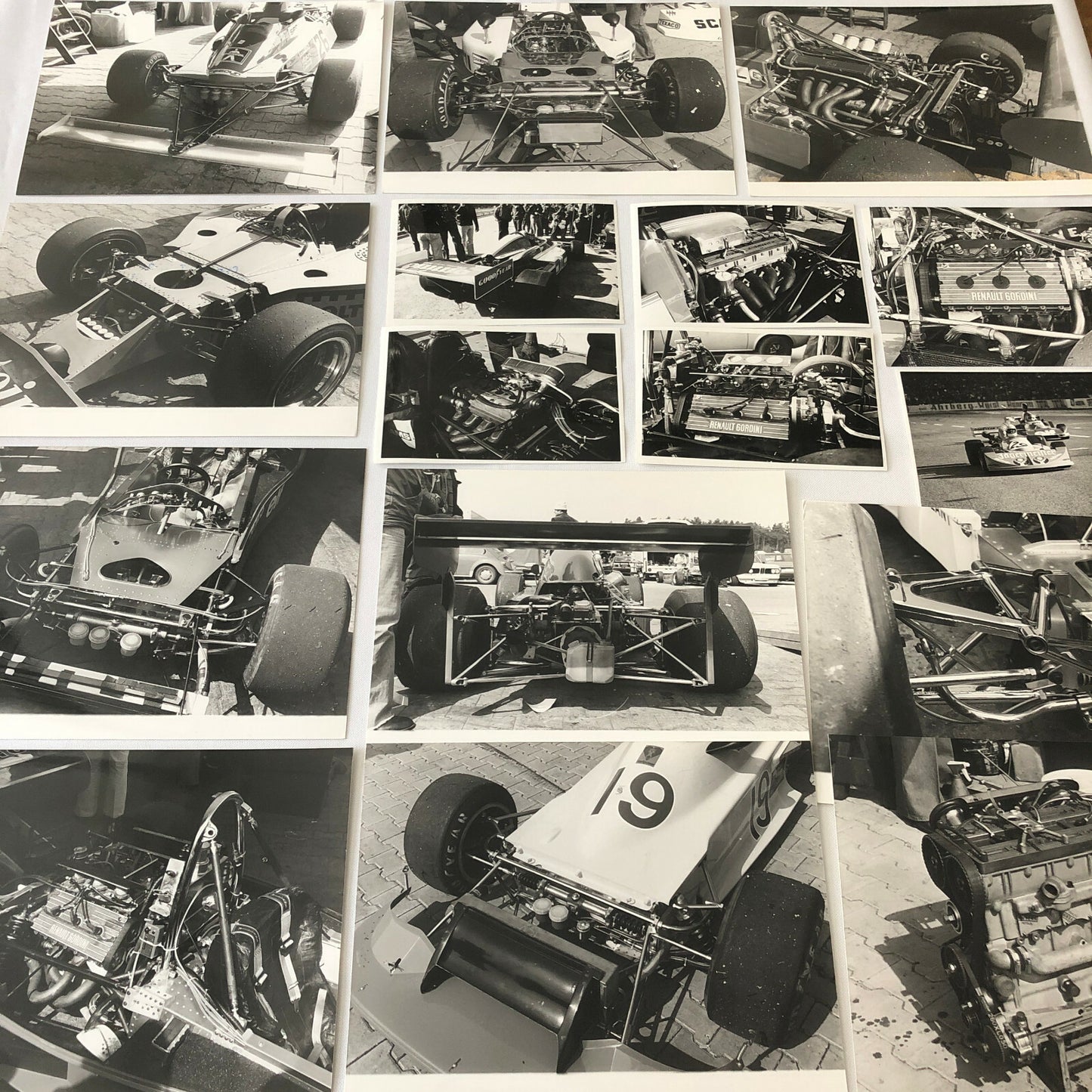 Vintage 1976 Hockenheim Formula 2 F2 Racing Photo Lot of 16 - Renault Gordini +