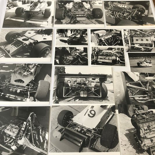 Vintage 1976 Hockenheim Formula 2 F2 Racing Photo Lot of 16 - Renault Gordini +