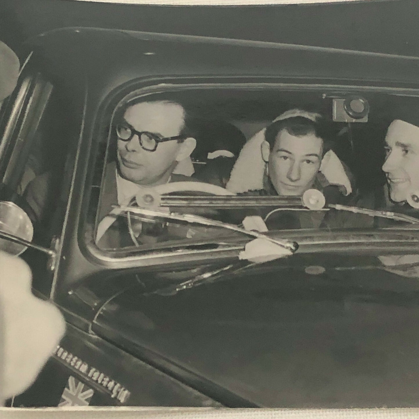 Vintage Racing Photo Photograph 1952 Rallye Monte Carlo Rally Stirling Moss +