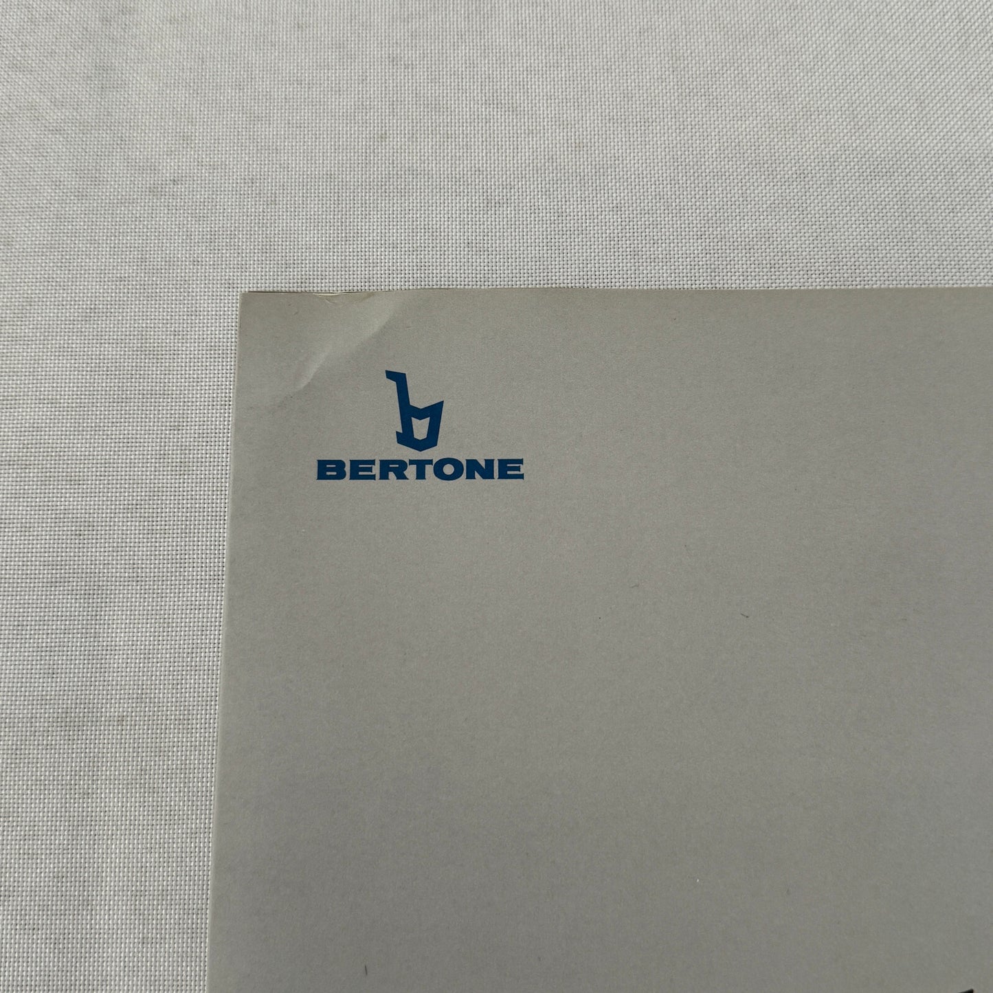 Bertone Klapp Top Folding Convertible Top Sales Brochure BMW 3 Series