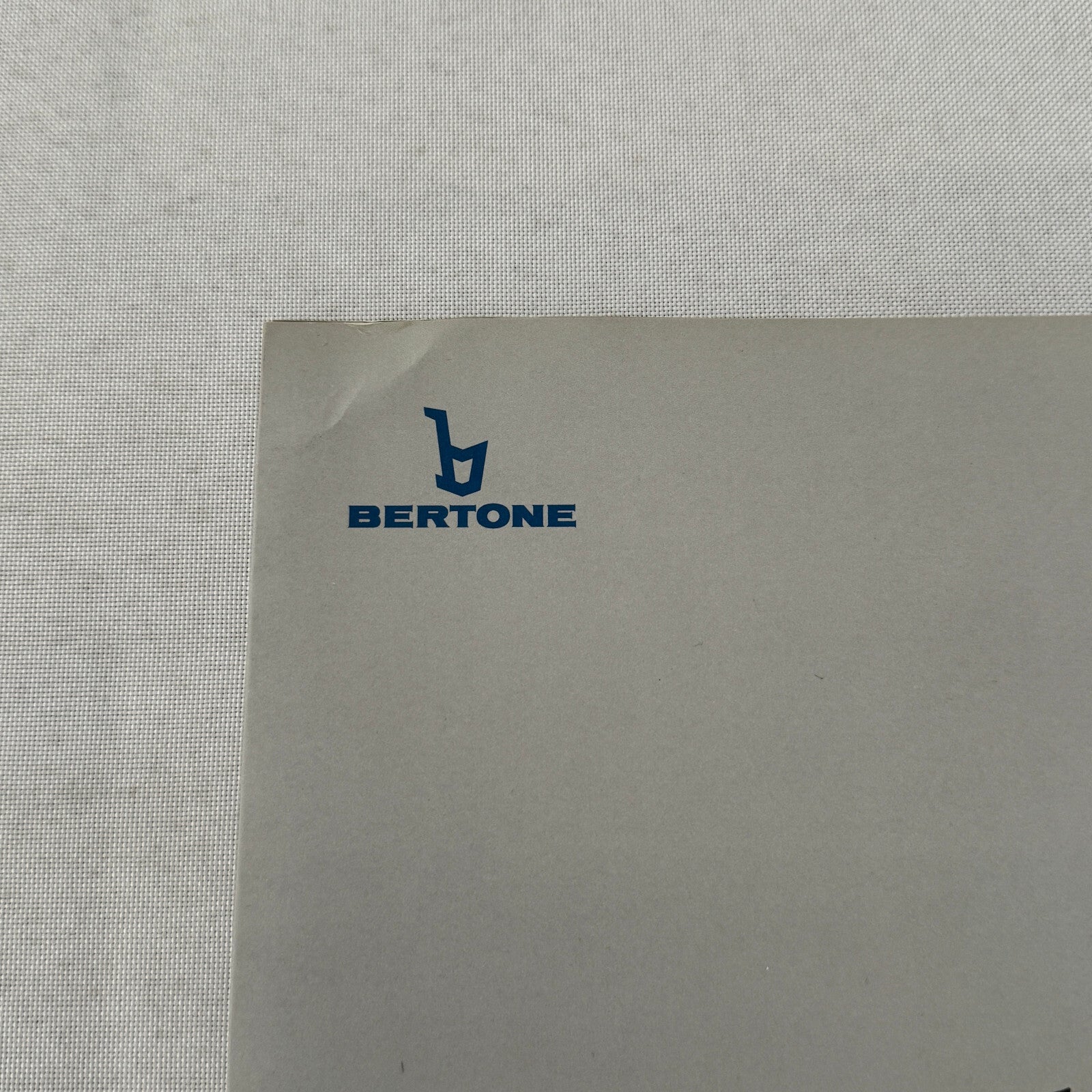 Bertone Klapp Top Folding Convertible Top Sales Brochure BMW 3 Series