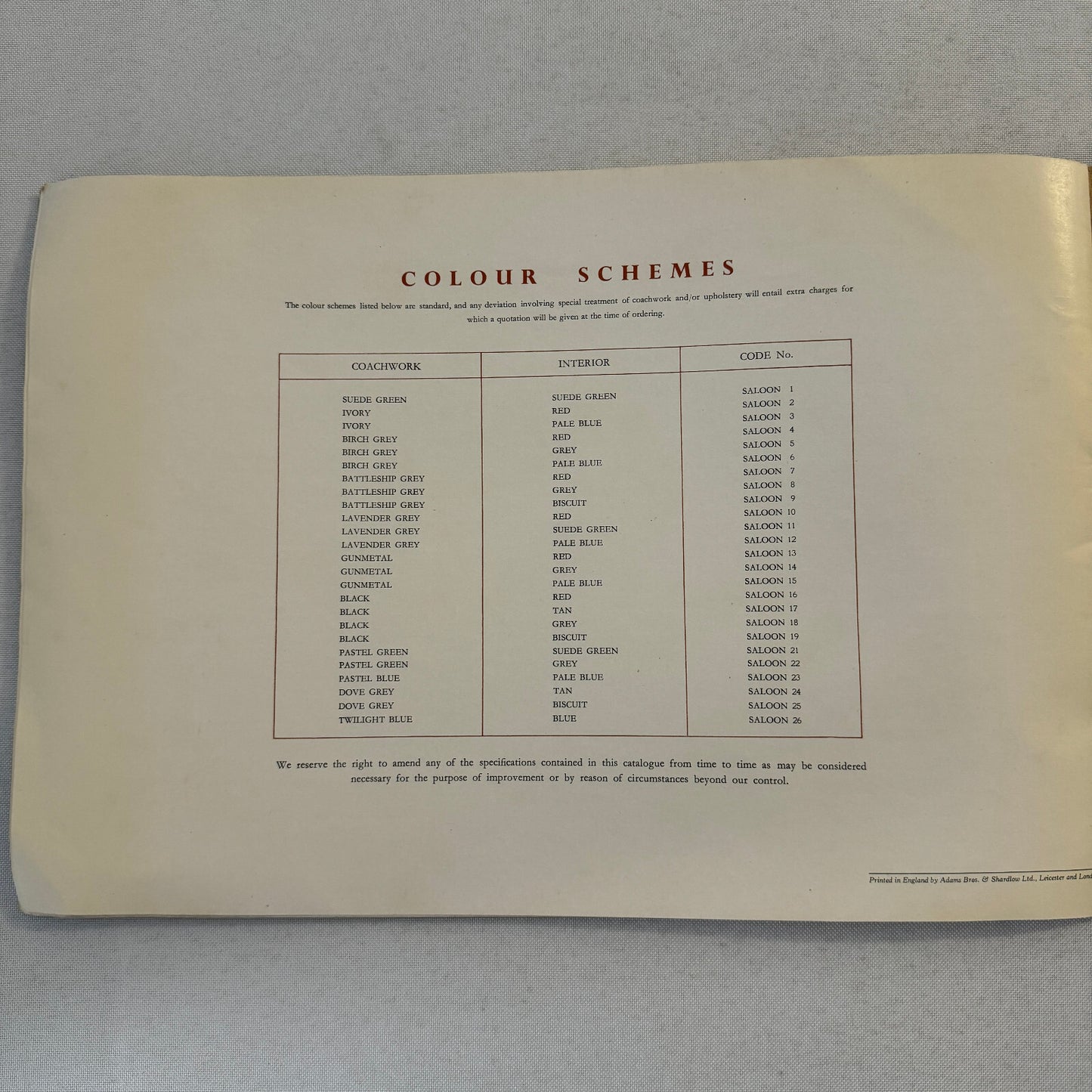 Jaguar Mark VII Saloon Car Sales Brochure Catalog XK120 XK 120 Engine