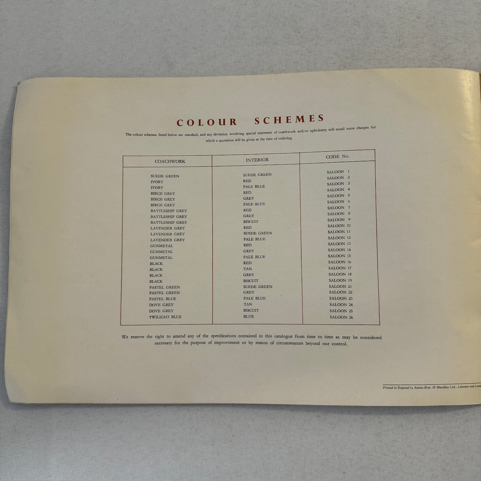 Jaguar Mark VII Saloon Car Sales Brochure Catalog XK120 XK 120 Engine