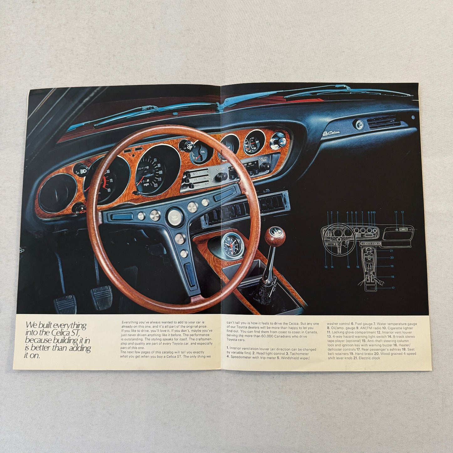 Toyota Celica Car Sales Brochure Catalog Advertising Toyota Celica ST