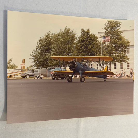 Vintage US Army Aircraft Airshow Photo Large Aviation Photograph Military